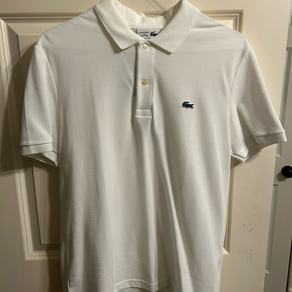 Lacoste Men's Polo Shirt in Classic White